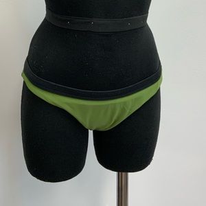 Black and Green Bikini bottoms